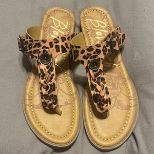 Leopard print Blowfish sandals